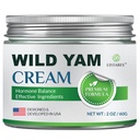 Κρέμα Wild Yam για την ισορροπία ορμονών, οργανική κρέμα Wild Yam για τις γυναίκες για καυτές αναλαμπές και νυχτερινό ιδρώτα Εμμηνόπαυση ανακούφιση, 2 oz