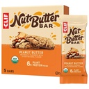 CLIF Butter Bar - Φυστικοβούτυρο - Γεμισμένες Ενεργειακές Ράβδοι - Μη ΓΤΟ - USDA Organic - Plant-based - Χαμηλή Γλυκαιμική - 1,76 oz. (5 Pack)