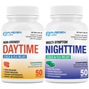Puregen Labs Daytime and Nighttime Combo Pack, Ψυχρό και Flu Relief Medicine 