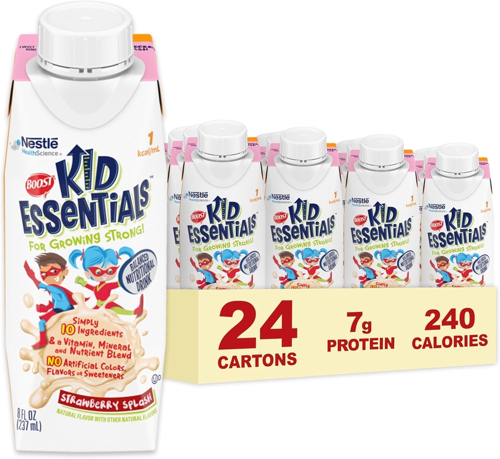 Προβολή Kid Essentials 1.0, Φράουλα Splash 24 x 8 fl oz χαρτοκιβώτιο