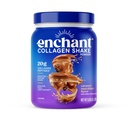 Enchant Collagen Protein powder, Caramel Macchiato γεύση – 20g Grass Fed Collagen Peptides, Avocado Oil Creamer, πηγή Omega 9 + Fiber, για αρθρώσεις, μύες, δέρμα, υποστήριξη μαλλιών, 0,80 lb