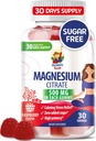 Magnesium Gummies for Kids & Adults - 500mg - Ήρεμες μάσες μαγνησίου - Magnesium Citrate Chewable Supplement for Mood & Muscle Support