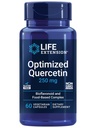 Επέκταση ζωής Βελτιστοποιημένη Quercetin 250 mg Υποστηρίζει την Ανοσολογική Υγεία, την Υγεία της Καρδιάς, Μη ΓΤΟ, Χωρίς Γλουτένη - 60 Κάψουλες Χορτοφαγικής