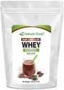 Z Natural Foods Απομονωμένη πρωτεΐνη ορού γάλακτος σκούρα σοκολάτα, φυσική σκόνη πρωτεΐνης με Zero Sugar, εμπλουτισμένη με ζωτικές πρωτεΐνες για την ενίσχυση της ενέργειας και απώλεια βάρους, χωρίς γλουτένη, μη GMO, 5 lbs