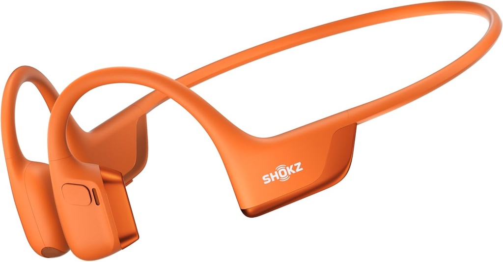 SHOKZ Νέα OpenRun Pro 2 - Open-Ear, Bone Conduction Sport Ακουστικά - με Reflective Strip - Sweat Resistant, Workout Ακουστικά - Ασφαλής, ασύρματη, άνετη Fit-Deep Bass και Smart Mic App