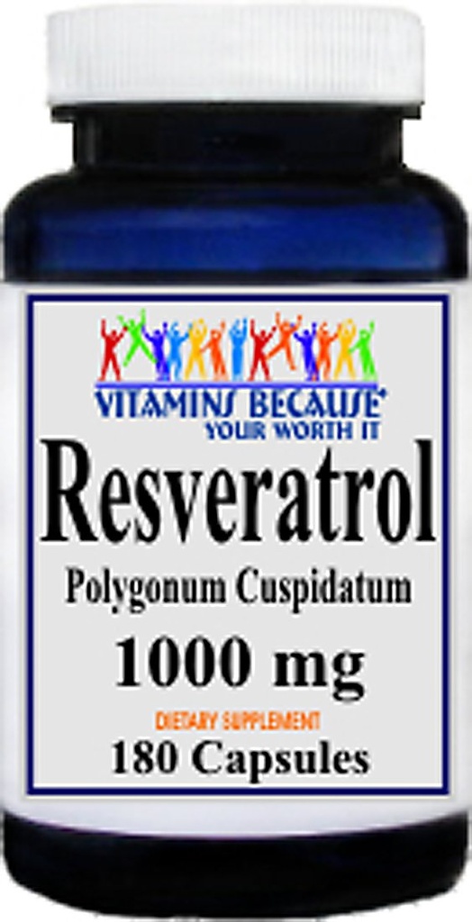 Resσβερατρόλη 1000mg, 180 κάψουλες