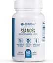 Clinical Effects Sea Moss - Organic Irish Sea Moss Caps με Bladderwrack, Burdock Root και Bioperine για Thyroid, Heart Health, Weight Management and Energy Support - 60ct - Κατασκευασμένη στις ΗΠΑ