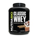 NutraBio Classic Whey Protein Powder- Full-Spectrum Amino Acid Profile - Χωρίς πληρωτικά, τεχνητά χρώματα, συντηρητικά - Χαμηλός γλυκαιμικός δείκτης - μιλκσέικ σοκολάτας, 5 λίρες