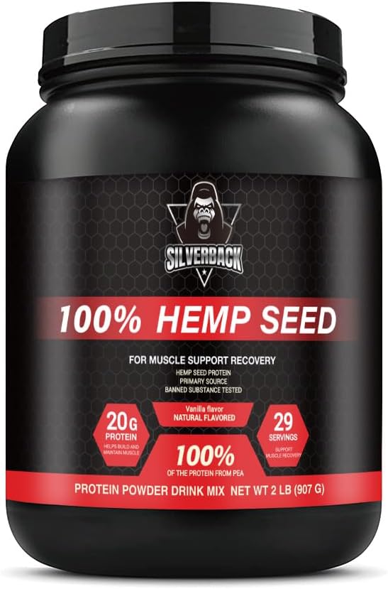 Generic 100% Hemp Seed Protein (2lb, Vanilla)