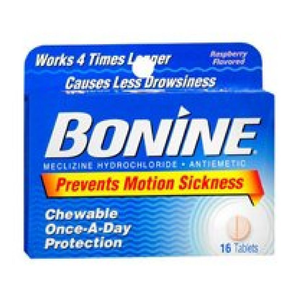 Ενήλικας Bonine καρτέλες κίνησης μεγέθους 16ct Ενήλικας κίνησης