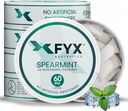 FYX Caffeine Nootropic Pouches – Clean Energy & Focus with Alpha-GPC, L-Tyrosine & L-Theanine – 60mg Caffeine Pouches – Sugar-Free Alpha Nootropic Pouches – 5-Pack (5-Count, Spearmint)