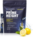 BONE SCIENCE - Prime Height Mutivitamin Powder - Ύψος Ανάπτυξη ποτό Mix για παιδιά & εφήβους, οστά & ανοσοποιητική υποστήριξη, ζάχαρη-ελεύθερο άρωμα λεμόνι, 30 ραβδιά