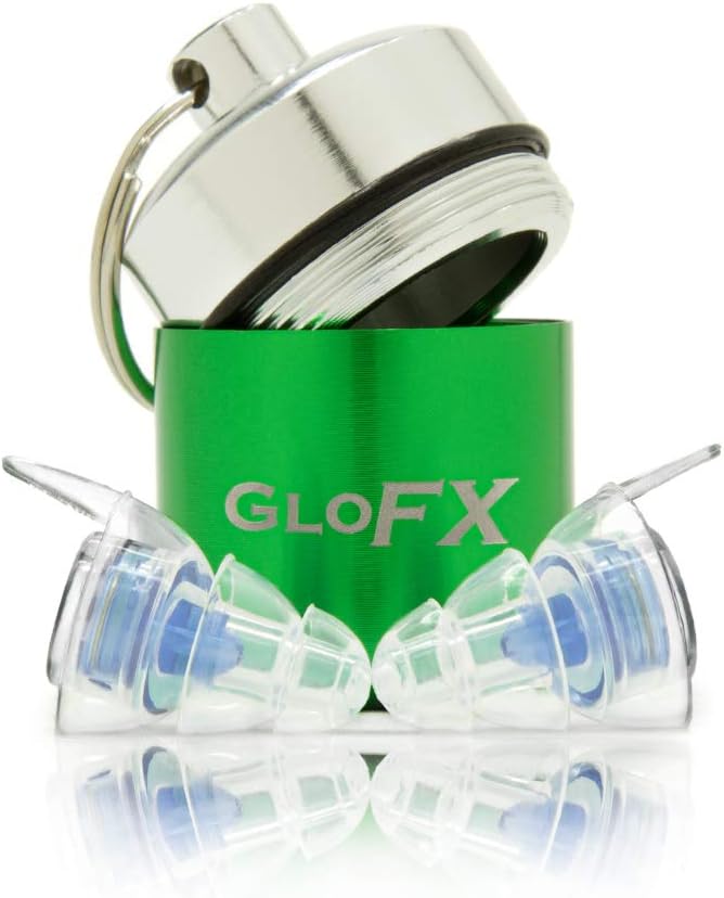 Plugs Αυτιών Glofx - Άνετα Προστασία Ακρόασης για Μουσικές Εκδηλώσεις Συναυλίες και Φεστιβάλ - Musician Noise Cancelling Reuseable Earplugs High Fidelity