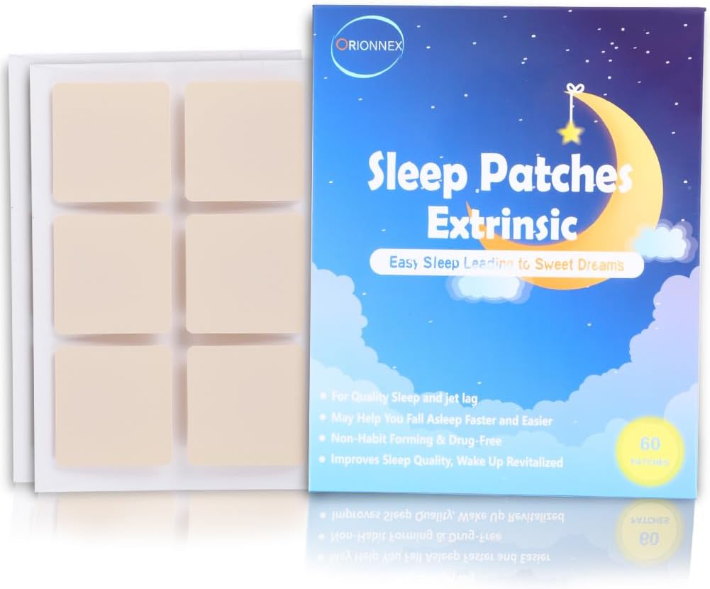 Deep Sleep Patches Extra Strength, 60 Pack Αναβάθμιση όλων των φυσικών αυτοκόλλητων, για το διαλογισμό χαλάρωσης Yoga, εύκολο στη χρήση Last All Night
