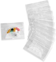 Τσάντες τσέπης χαπιών - (πακέτο των 100) 4'' x 2,75" - 3 Mil BPA-free, Πολυ Τσάντα Diposable Zipper Χάπια Τσάντες, Καθημερινή AM PM Travel Medicine Organizer Storage Pouches, Best Clear Reuseable with Write-on Labels