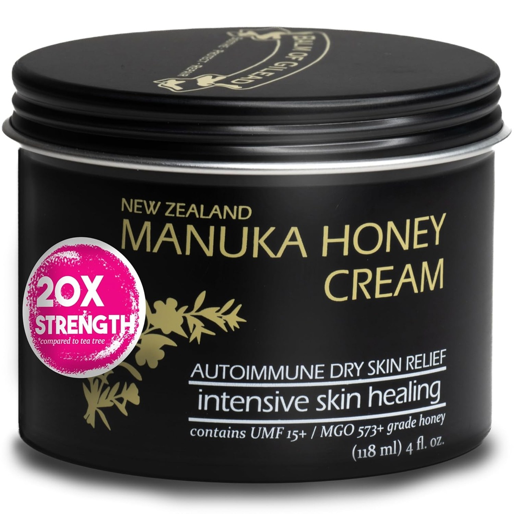 BALM OF GILEAD Manuka Eczema Honey Cream - Ενυδατικό για Ευαίσθητο Δέρμα, Έκζεμα, Ψωρίαση & Δερματίτιδα - Αλοιφή Μέλι Manuka, Grassfed Talow
