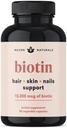 Βιταμίνες μαλλιών - Biotin 10000 mcg με βιταμίνη Α, Ε, C, D & Adaptogens για την υποστήριξη των μαλλιών, του δέρματος & των νυχιών - Biotin συμπλήρωμα για την υγεία και την ανάπτυξη 