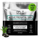 Orlo PRENATAL DHA - Προγεννητική DHA Omega 3 συμπλήρωμα - τριπλή δύναμη Omega3s - Vegan DHA & EPA - Algae Omega-3 Oil - Υποστηρίζει την ανάπτυξη του εγκεφάλου κατά τη διάρκεια της εγκυμοσύνης & Γαλουχία (60 Mini Softgels)