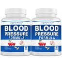 [2-Bottle Value Pack] Φόρμουλα πίεσης αίματος μακροβιότητας -Επιστημονικά σχεδιασμένη με Hawthorn & 12+ Ποιότητα Όλα τα φυσικά βότανα