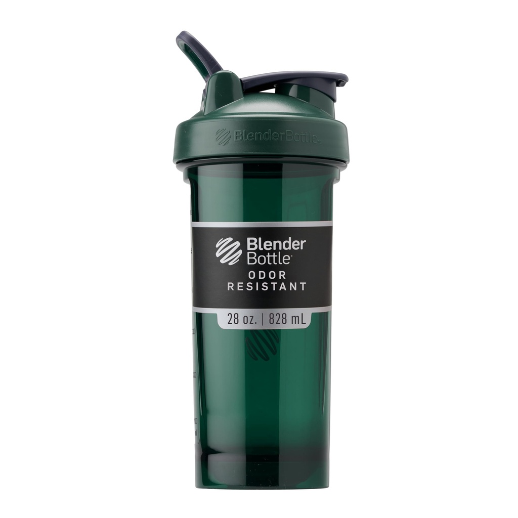 BlenderBottle Shaker μπουκάλι Pro Series Ιδανικό για τις ανακινήσεις πρωτεϊνών και προ προπόνηση, 28-Ounce, πλήρη χρώμα πράσινο