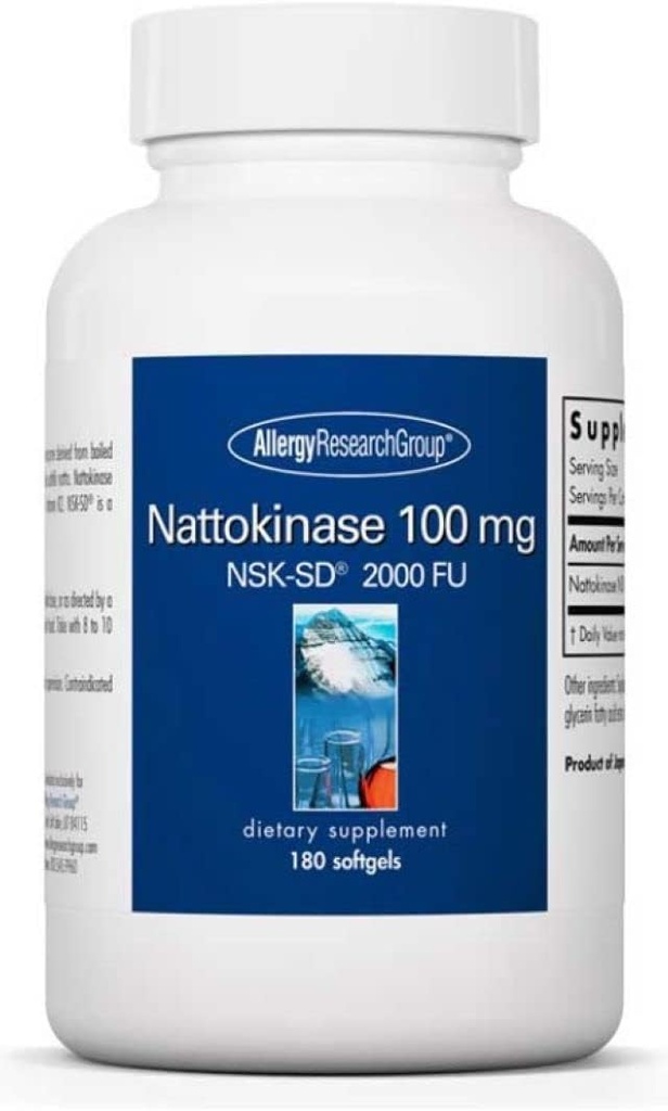 Ομάδα Έρευνας Αλλεργίας Nattokinase 100mg 180sg