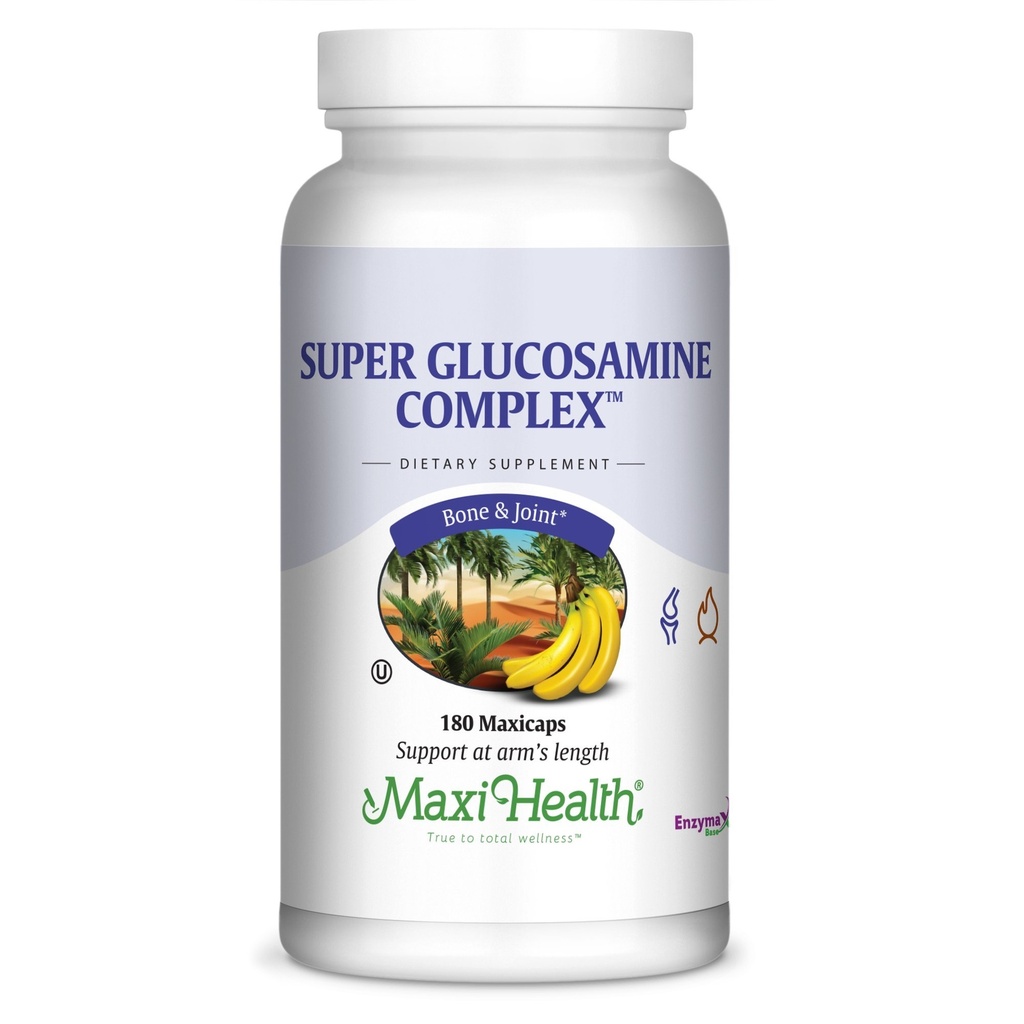 Maxi Health Super Glucosamine Complex - Joint Formula - με MSM - 180 κάψουλες - Kosher