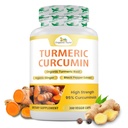 Βιολογικό Veda Turmeric και Ginger Κάψουλες 300 Χάπια - Βιολογικό Turmeric Κουρκουμίνη με Μαύρο Πιπέρι για Κοινή Υποστήριξη - Μη ΓΤΟ, Χωρίς Γλουτένη, Turmeric και Ginger Συμπλήρωμα (95% κουρκουμινοειδή)