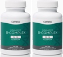 Omax3 2 μπουκάλια - Advanced Vitamin B Complex 50MG με Biotin 