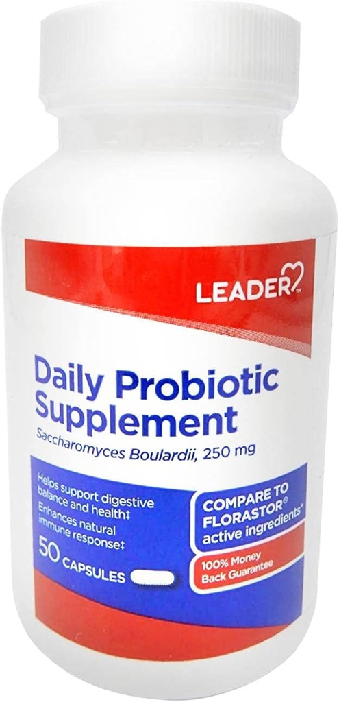 Leader Daily Probiotic Κάψουλες 50 Ct. Προωθεί την Πειθαρχική Ισορροπία & Υγεία των Ούλων