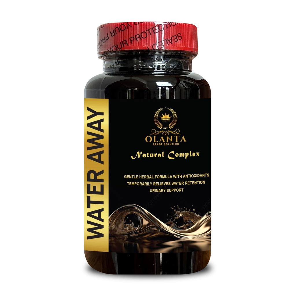 Natural Water Away Pills - Support Water Retention, Natural diuretics Capsules, Water Pills Vitamins, Support Fast Acting Bloating, Citric Acid, Celery Seed, Milk Thistle, Turmeric - 1 Bottle
