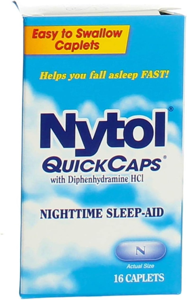 Nytol QuickCaps 16 Caps (πακέτο των 5)