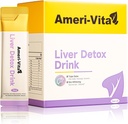 Liquid Liver Detox Drink Supplement - Γαϊδουράγκαθο γάλακτος & εκχύλισμα Artichoke με Turmeric & Inositol - Φυσική υποστήριξη για την υγεία του ήπατος - Χωρίς ζάχαρη, μη-GMO, Ροδάκινο Γεύση - 30 Σακάκια