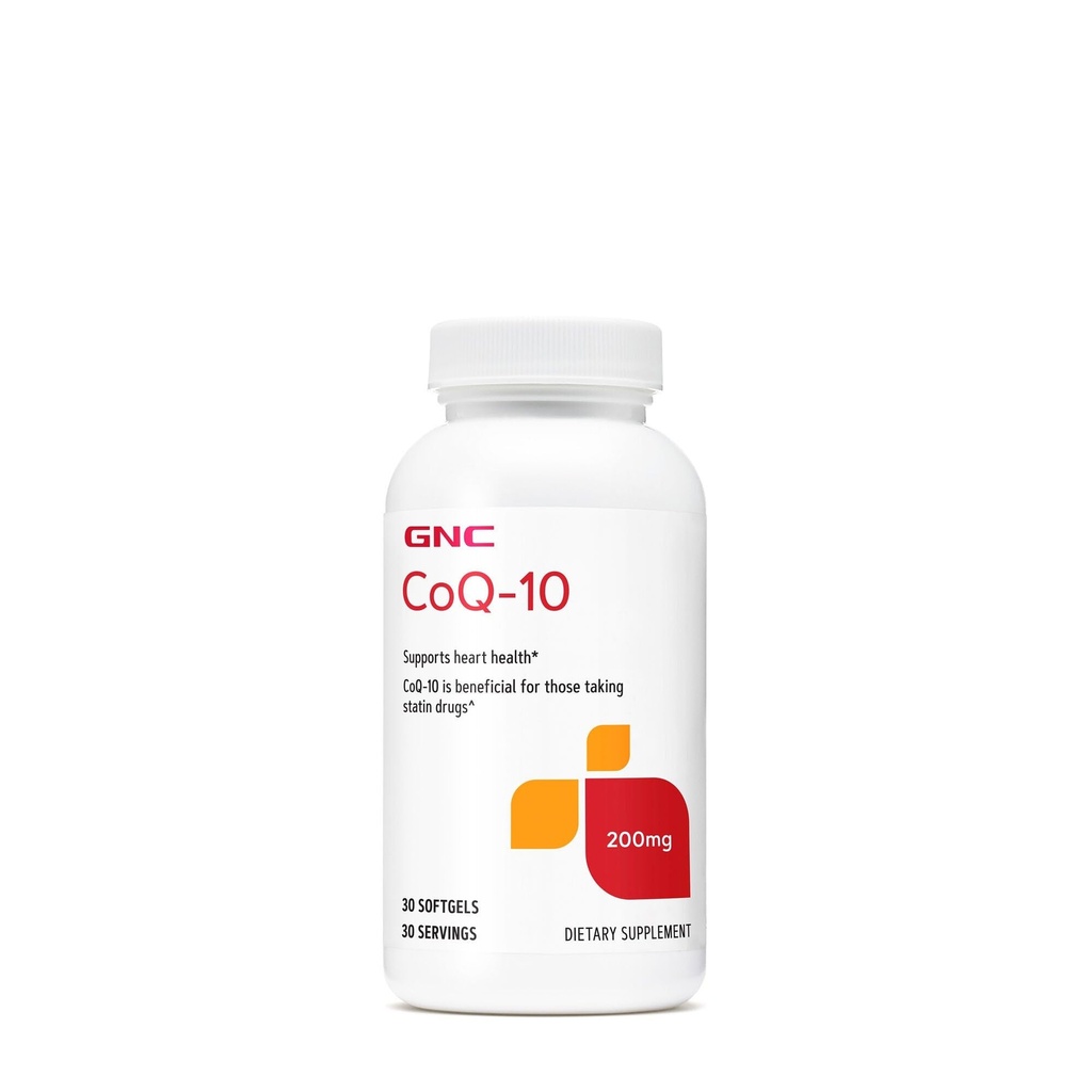 GNC CoQ10 200mg Supplement, Supports Heart Health
