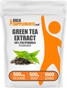 BulkSupplements.comgreen Tea Extract Powder - 50% Συμπλήρωμα Πολυφαινολών, EGCG Συμπληρώματα - Χωρίς γλουτένη, 500mg ανά Σερβίρισμα, 500g (1.1 lbs) (πακέτο των 1)