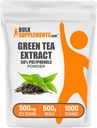 BulkSupplements.comgreen Tea Extract Powder - 50% Polyphenols Supplement, EGCG Supplements - Gluten Free, 500mg per Serving, 500g (1.1 lbs) (Pack of 1)