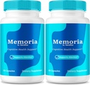 NutraRize (2 Pack) Κάψουλες Memoria, Premium Όλα τα φυσικά συμπλήρωμα για την υποστήριξη της υγείας & ευεξίας, επίσημη Φόρμουλα για την ενίσχυση της μνήμης και εστίασης, Capsulas Κριτικές (120 κάψουλες)