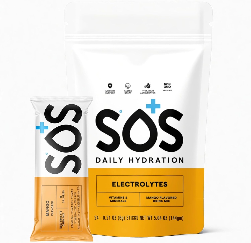 SOS Hydration Electrolyte Powder Drink Mix 