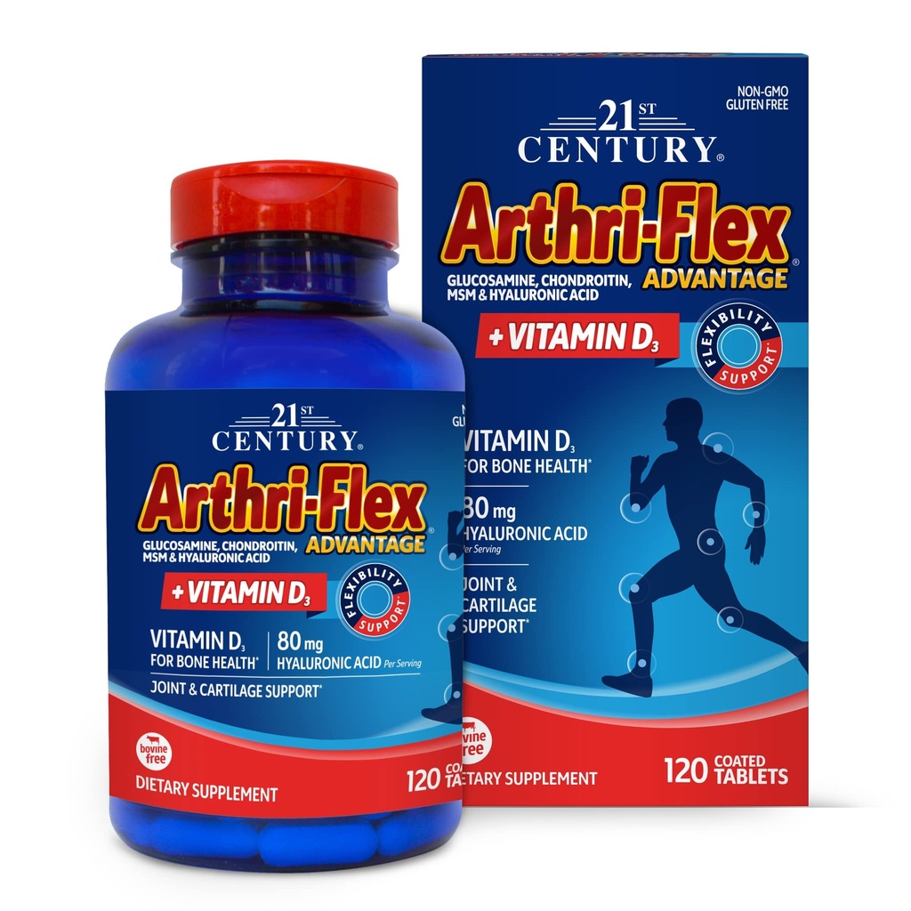 Πλεονέκτημα 21ου αιώνα Arthri- Flex + Βιταμίνη D3, 120 Επικαλυμμένα δισκία