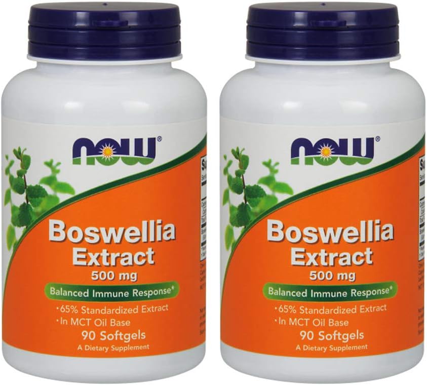 Τώρα Foods Boswellia Extract 500 mg Softgels, 90 Count x 2