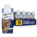 Glucerna Protein Smart Diabetes Care Shake, Σοκολάτα, Diabetic Meal Replacement to Support Blood Sugar Management, 30g Protein, 150 θερμίδες, Έτοιμος να πιει, 11-fl-oz μπουκάλι, 12 Pack