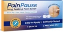 Long Lasting Pain Relief - Back, Hip, Knee, Neck, Plantar Fasciitis, κ.λπ. - Relief for Up to 7 Days, Clinically Tested, 4 Devices in 2 Pouches