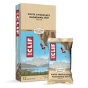 Clif Bars - Ενεργειακά Bars - Λευκή σοκολάτα Macadamia Nut Flavor - Φτιαγμένο με οργανικές βρώμη - Φυτικές με βάση τα τρόφιμα - χορτοφάγους - Kosher (2,4 μπάρες πρωτεΐνης ουγγιάς, 12 κόμης) Συσκευασία Μαΐου Vary