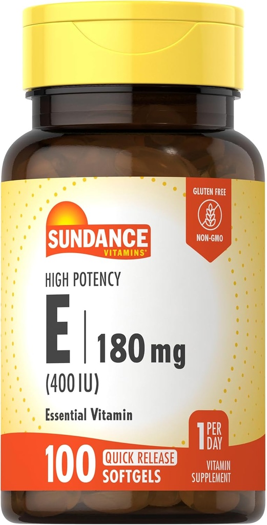 Sundance Vitamin E 180mg (400 IU) 