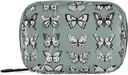 Naanle Vintage Butterfly Pill Box 7 Day Pill Υπόθεση Travel Pill Τσάντα Organizer με Zipper Pill Κάτοχος Φορητή Εβδομαδιαία περίπτωση Συμπαγές μέγεθος για το συμπλήρωμα βιταμίνης