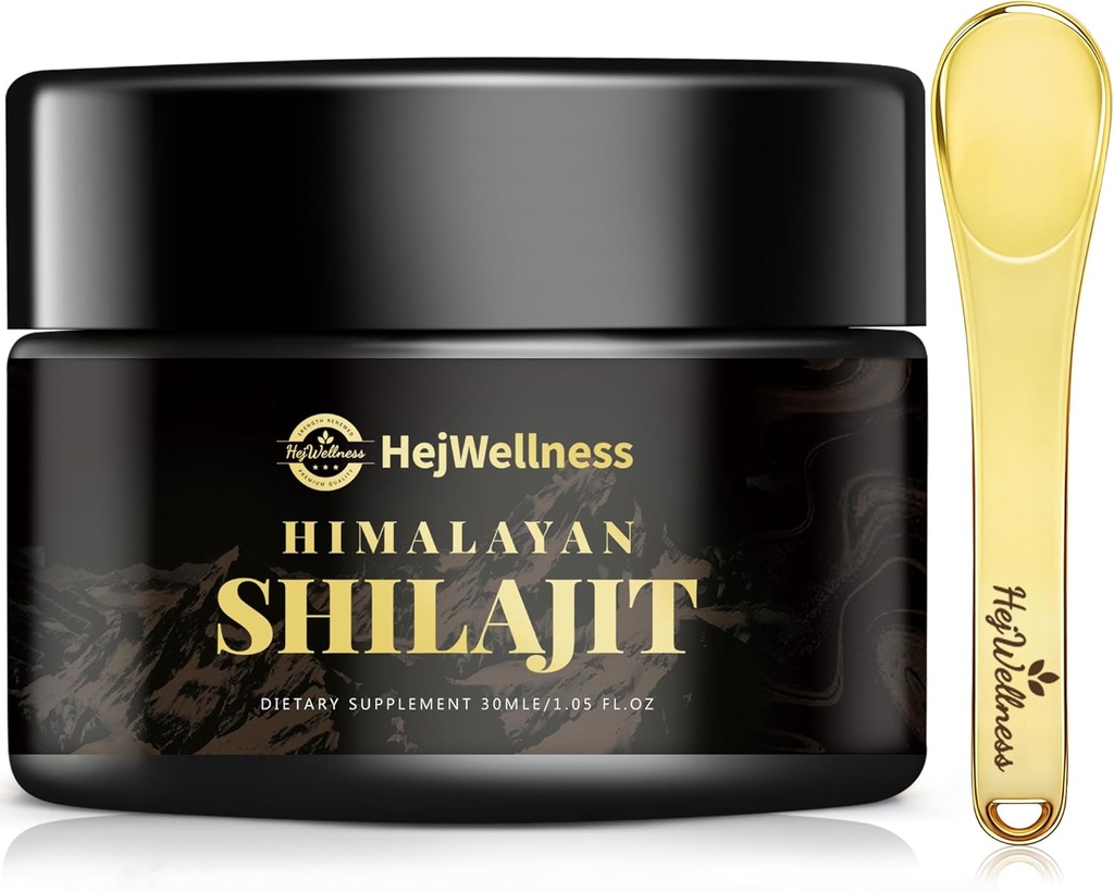 Shilajit Resin Organic 85+ Trace Minerals & Fulvic Acid - 60 Εξυπηρετεί φυσικό Shilajit για άνδρες και γυναίκες για την ενίσχυση της ενέργειας & ανοσοποιητική υποστήριξη, 500mg
