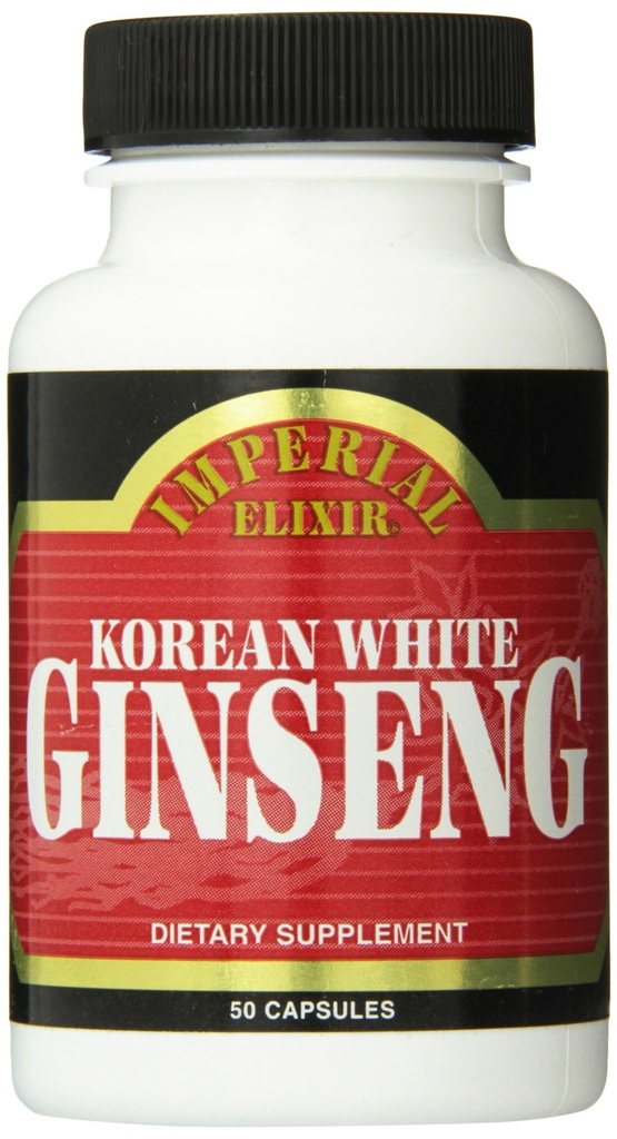 Korean White Ginseng, 500 Mg, 50 Count