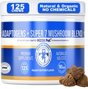 MediiPet 7 Mushrooms Immune Chews - Mushroom Supplement for Dog - Buddy Guard for Dogs Lumps & Bumps - Reishi, Shiitake, Maitake, Turkey Tail - Promote Wellness, Fight Oxidative Stress, Healthy Aging