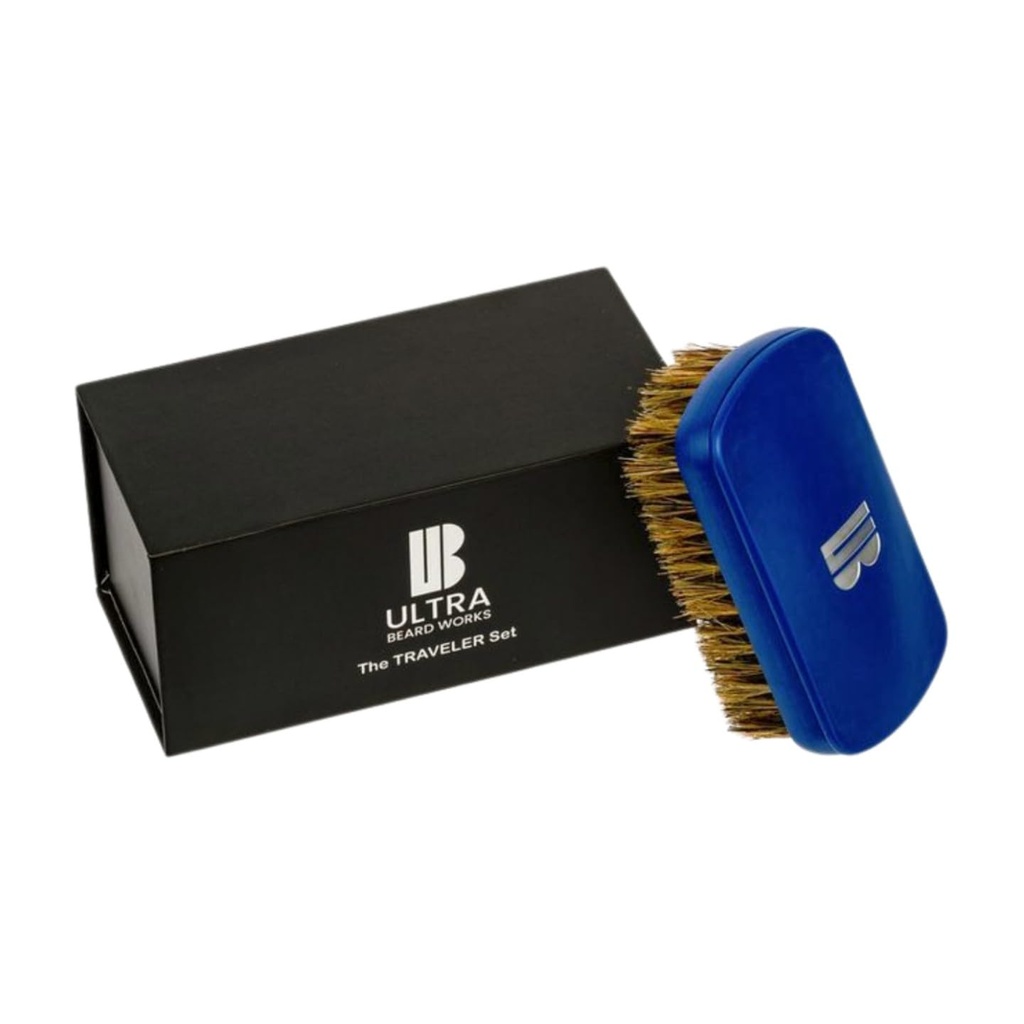 Magnetized High-end Beard Brush Set – Το σετ “Traveler” περιλαμβάνει έναν αποσπώμενο καθρέφτη και βούρτσα βούρτσα. Το “Ultimate Brush” διατίθεται σε τρία σύνολα και πολλαπλά χρώματα.