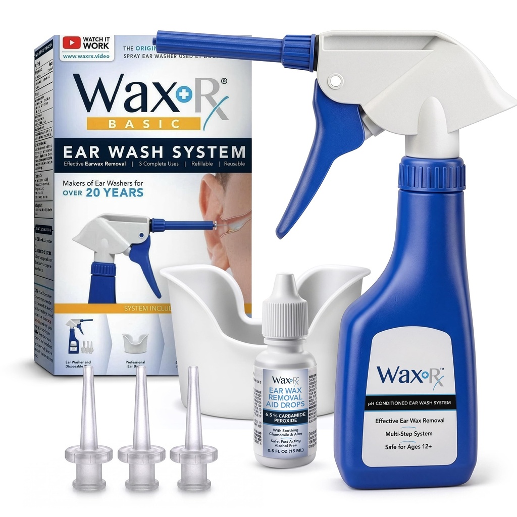 Doctor Easy Wax-Rx Ph Conditioned σύστημα πλύσης αυτιών, 15.2 ουγγιά